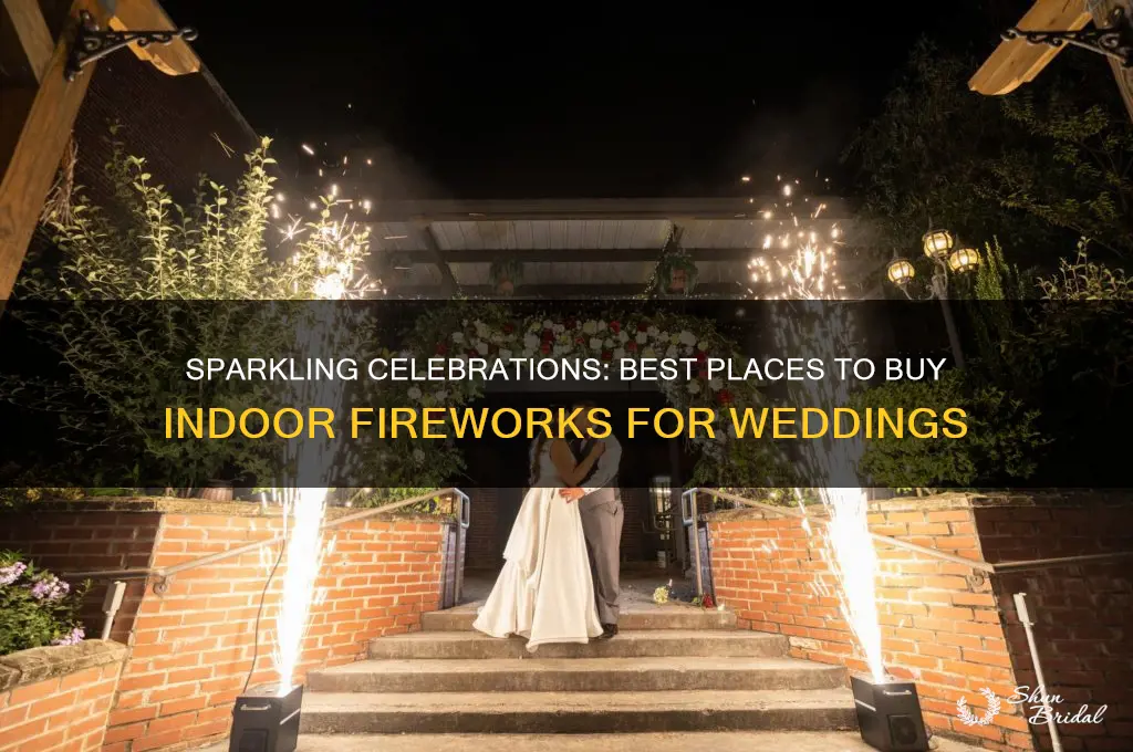 where to buy indoor fireworks for weddings