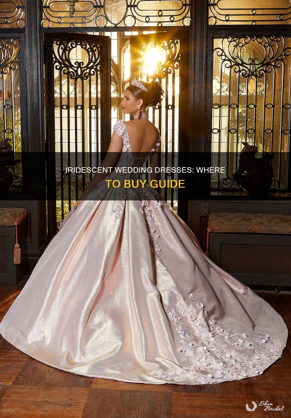 where to buy iridescent wedding dress
