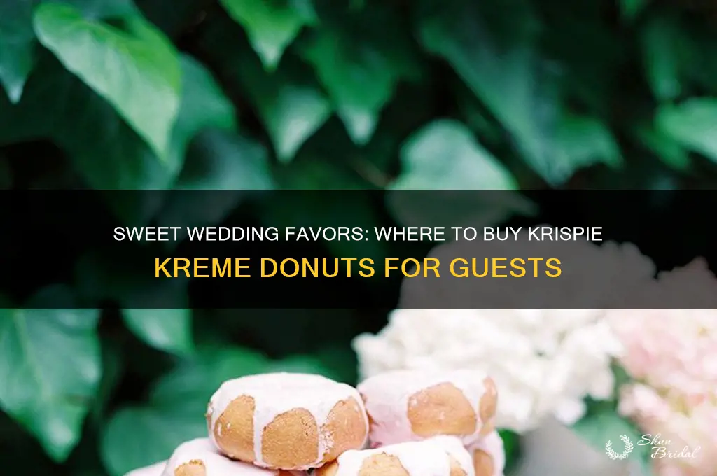 where to buy krispie kreme donuts for wedding favors