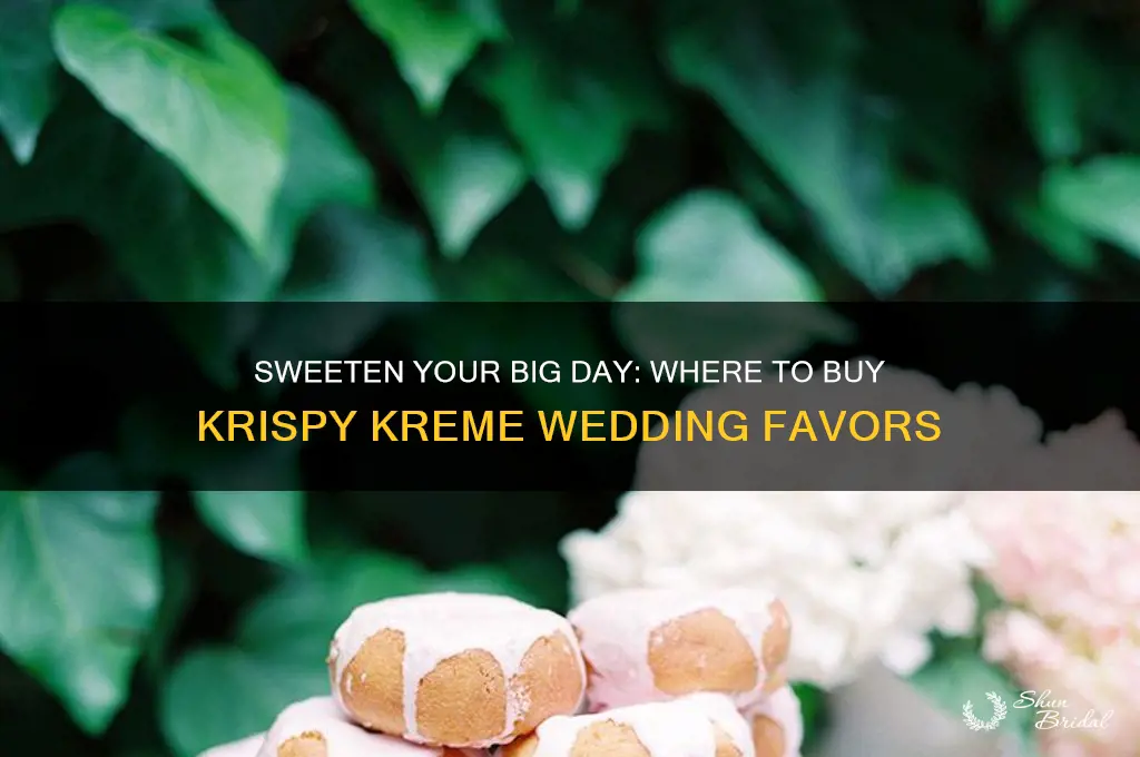 where to buy krispy kreme wedding favors
