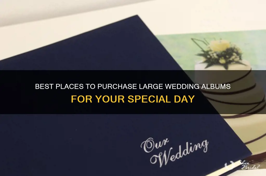 where to buy large wedding albums