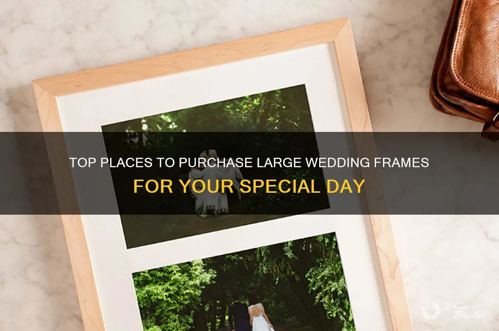 where to buy large wedding frames
