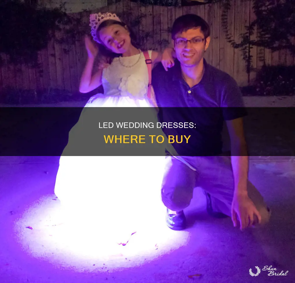 where to buy led wedding dress