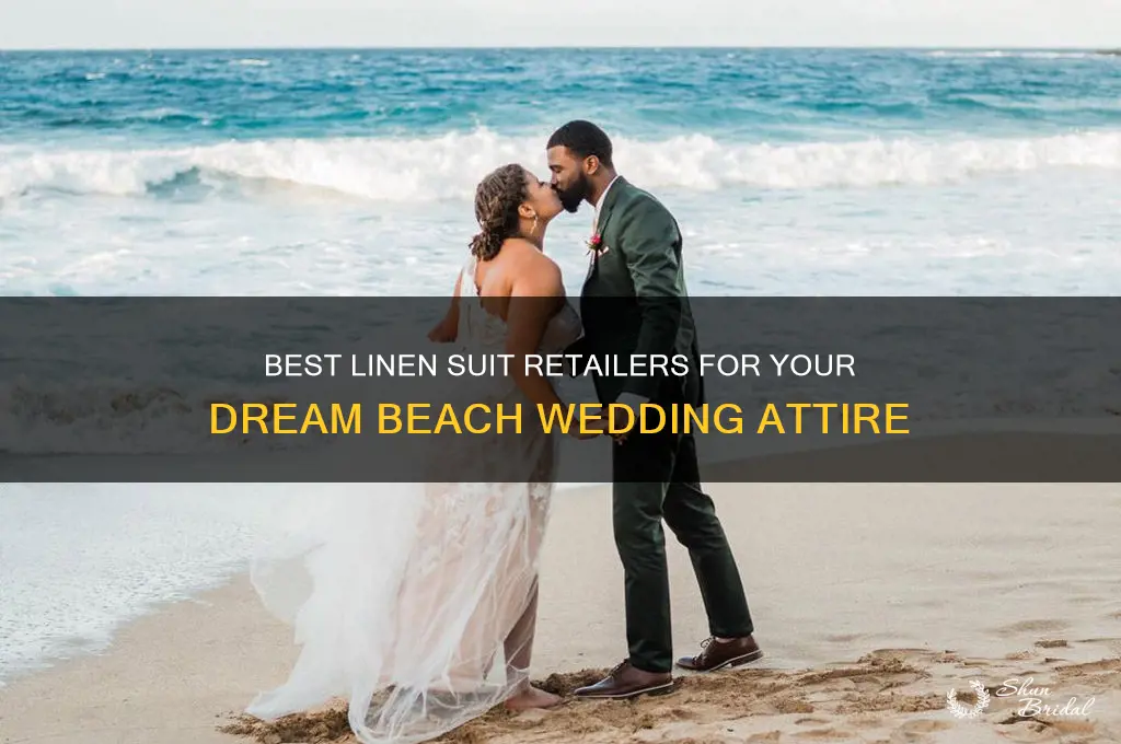 where to buy linen suits for beach wedding