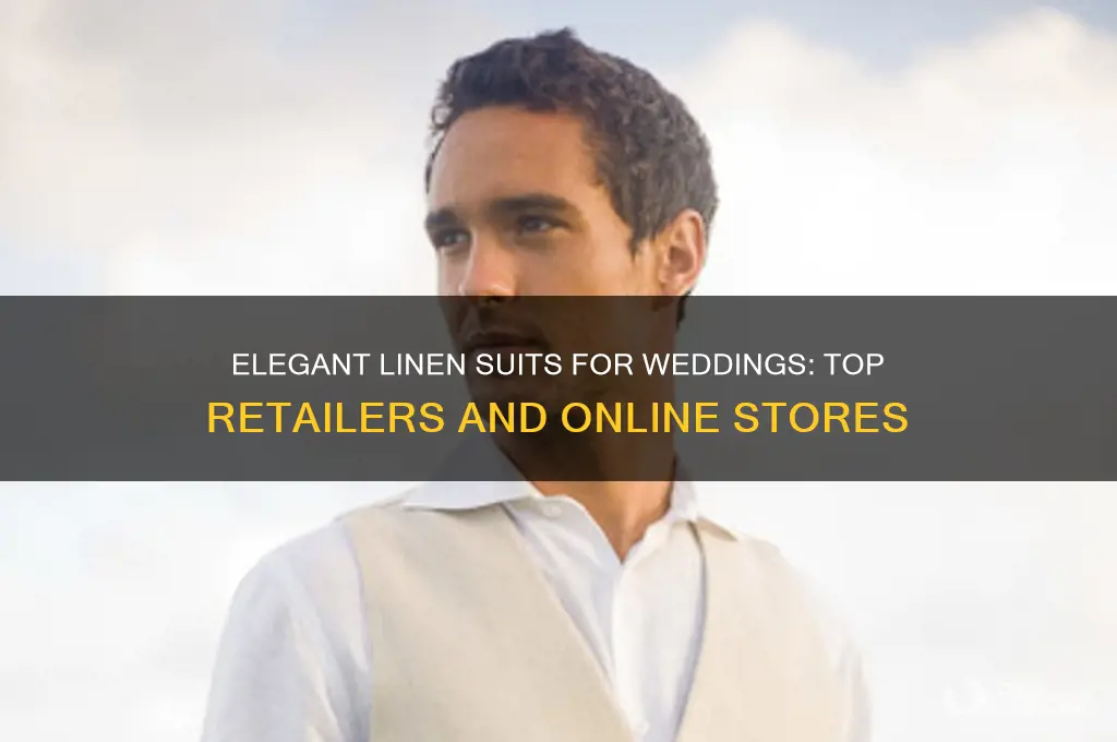 where to buy linen suits wedding