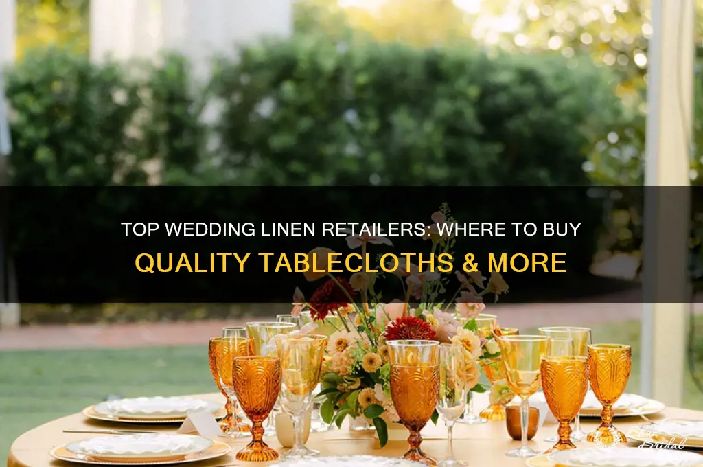 where to buy linens for wedding