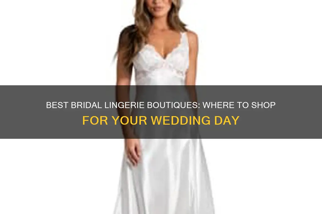 where to buy lingerie for wedding