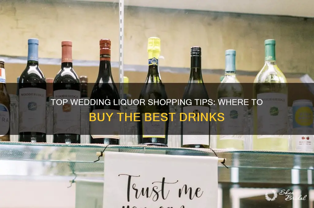 where to buy liquor for wedding