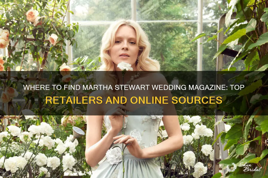 where to buy martha stewart wedding magazine