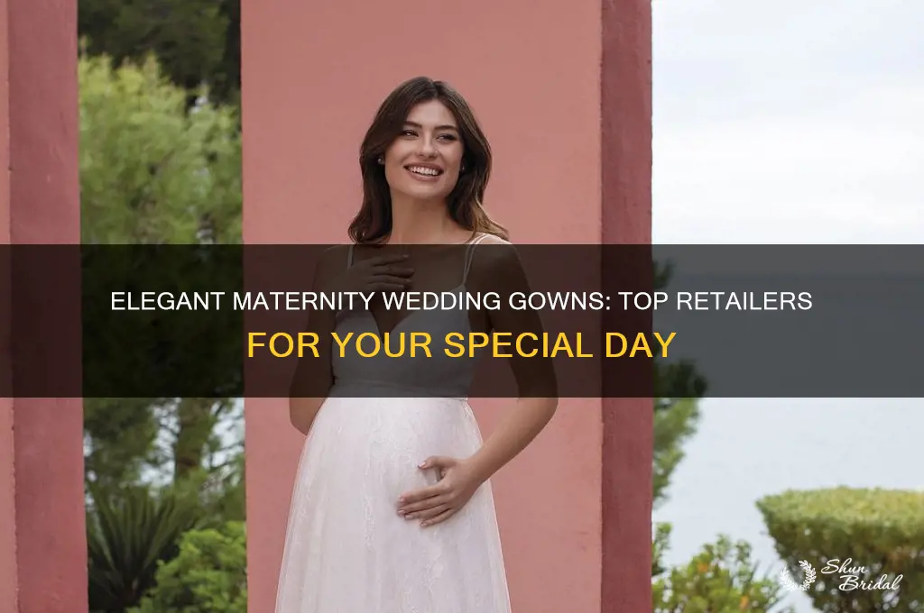 where to buy maternity wedding gown