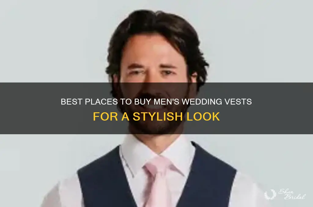 where to buy mens vests for a wedding