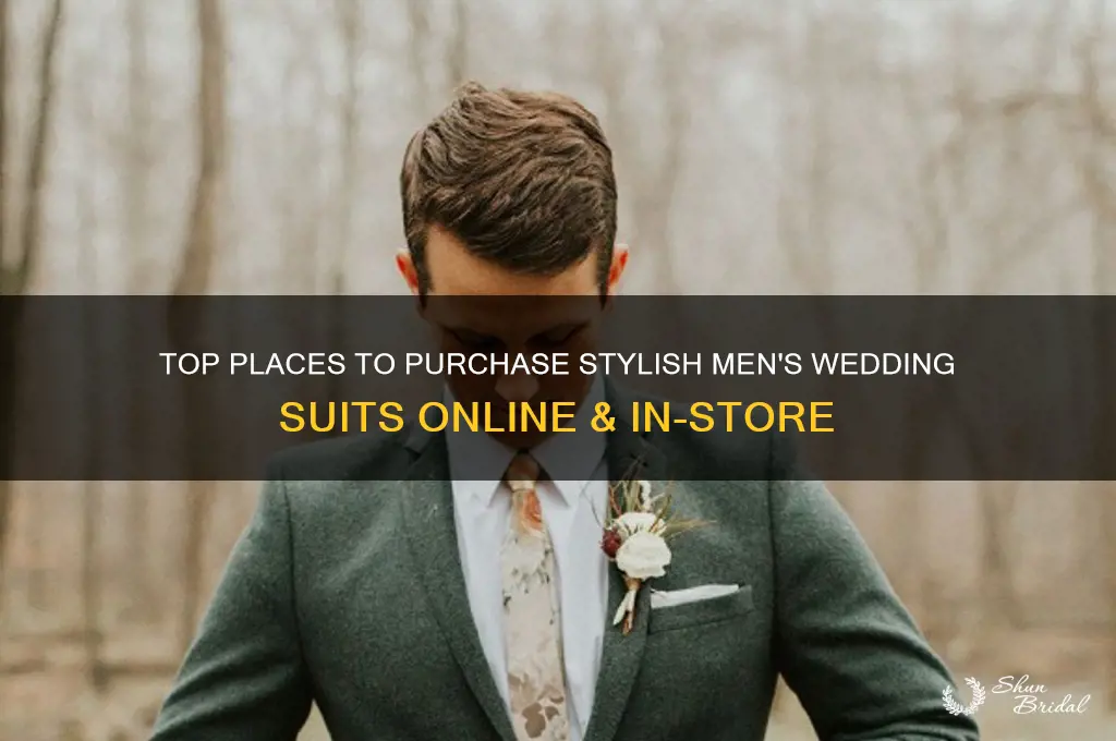 where to buy mens wedding suits
