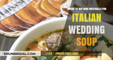 Best Places to Buy Mini Meatballs for Italian Wedding Soup