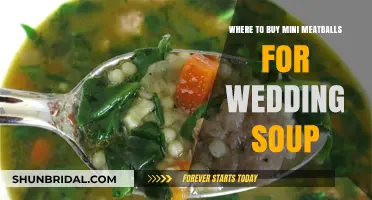 Best Places to Buy Mini Meatballs for Your Wedding Soup Recipe