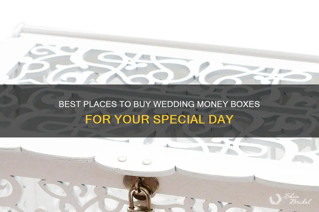 where to buy money box for wedding