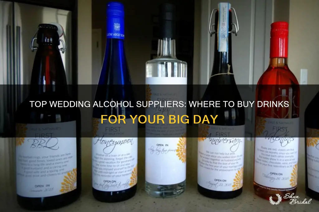 where to buy my alcohol for wedding