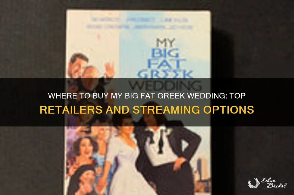 where to buy my big fat greek wedding