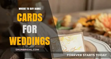 Elegant Wedding Name Cards: Top Places to Purchase Yours Today