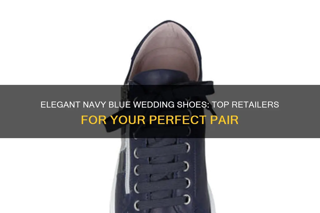 where to buy navy blue wedding shoes