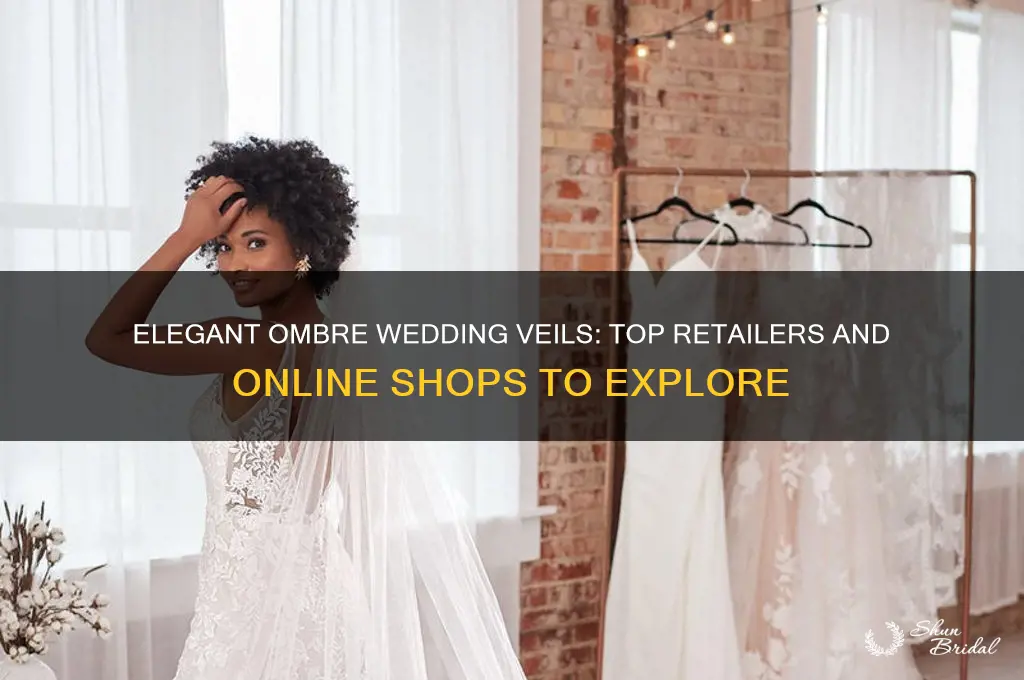 where to buy ombre wedding viel