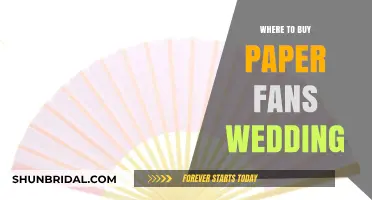 Elegant Wedding Paper Fans: Top Places to Purchase for Your Big Day