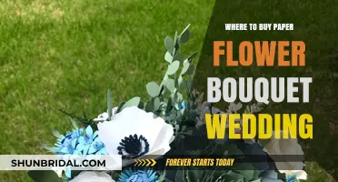 Elegant Paper Flower Bouquets: Top Wedding Shopping Destinations