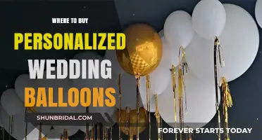 Personalized Wedding Balloons: Top Places to Purchase Your Dream Decor