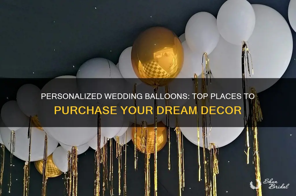 where to buy personalized wedding balloons