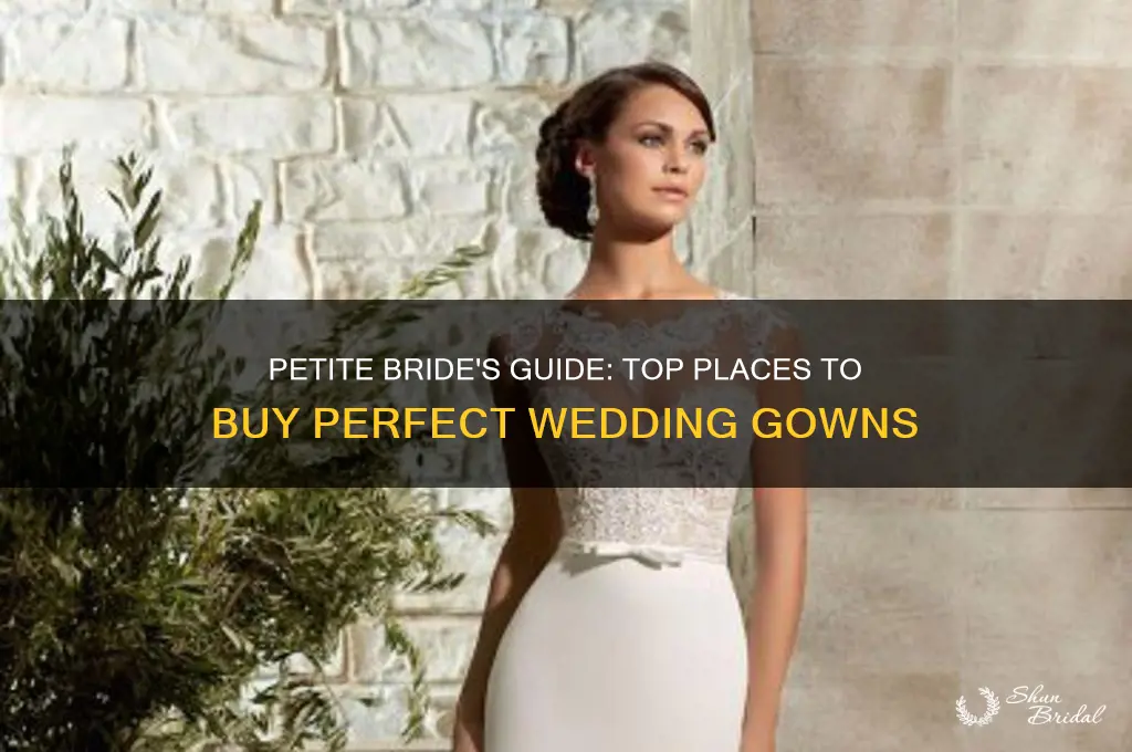 where to buy petite wedding gowns