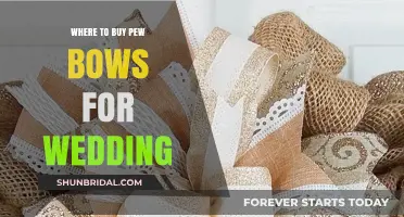 Elegant Wedding Pew Bows: Top Places to Purchase Yours Today