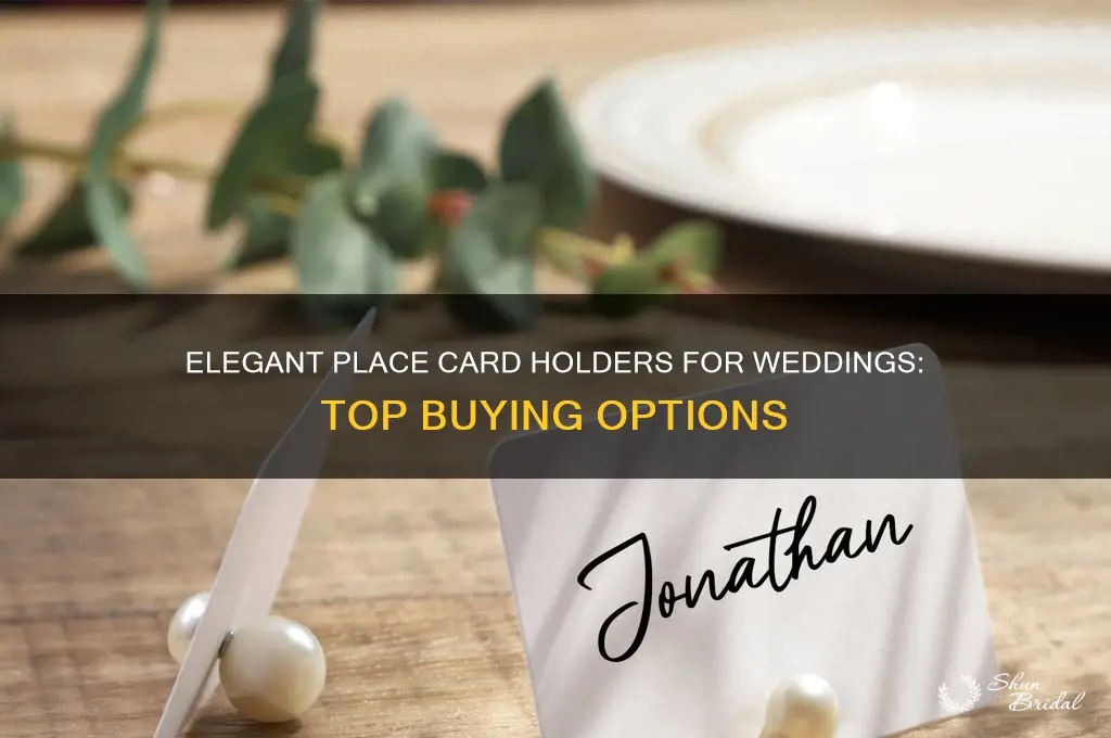 where to buy place card holders for weddings