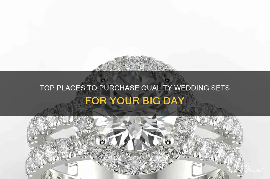 where to buy quility wedding sets