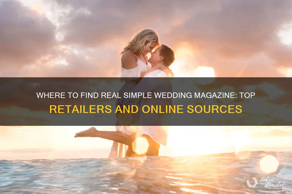 where to buy real simple wedding magazine