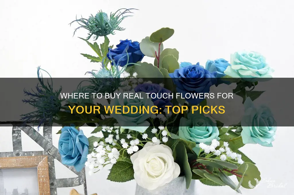 where to buy real touch flowers wedding