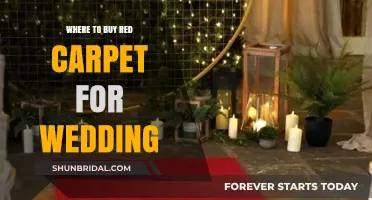 Elegant Wedding Red Carpet: Top Places to Purchase Your Perfect Aisle Runner
