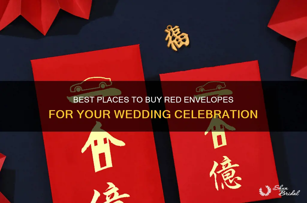 where to buy red envelopes wedding