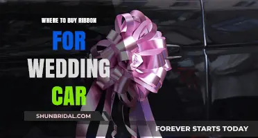 Elegant Wedding Car Ribbon: Top Places to Purchase the Perfect Decor