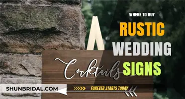 Rustic Wedding Signs: Top Places to Purchase Charming Decor