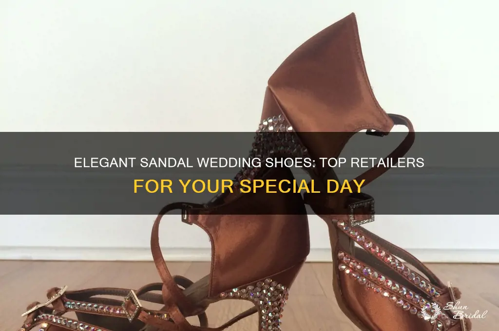 where to buy sandal wedding shoes