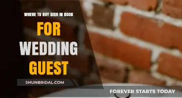 Elegant Wedding Guest Sign-In Books: Top Places to Purchase