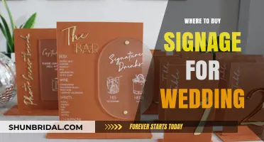 Top Wedding Signage Shops: Where to Buy Perfect Decor for Your Big Day