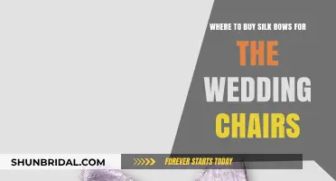 Elegant Wedding Chair Decor: Top Places to Buy Silk Bows