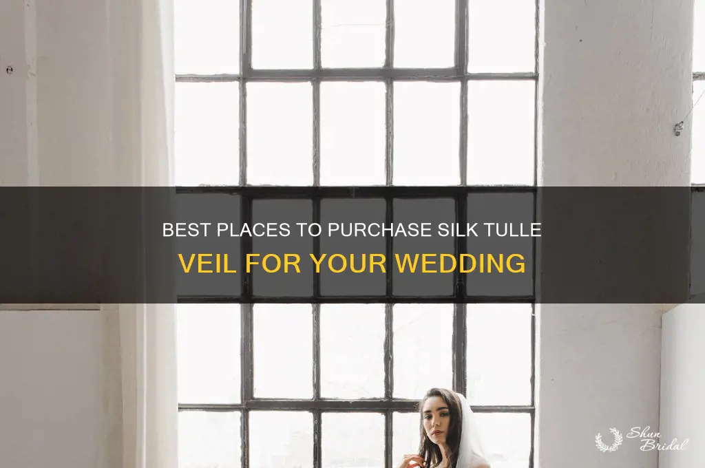 where to buy silk tulle veil