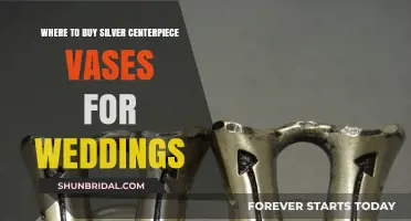 Elegant Silver Centerpiece Vases: Top Wedding Shopping Destinations