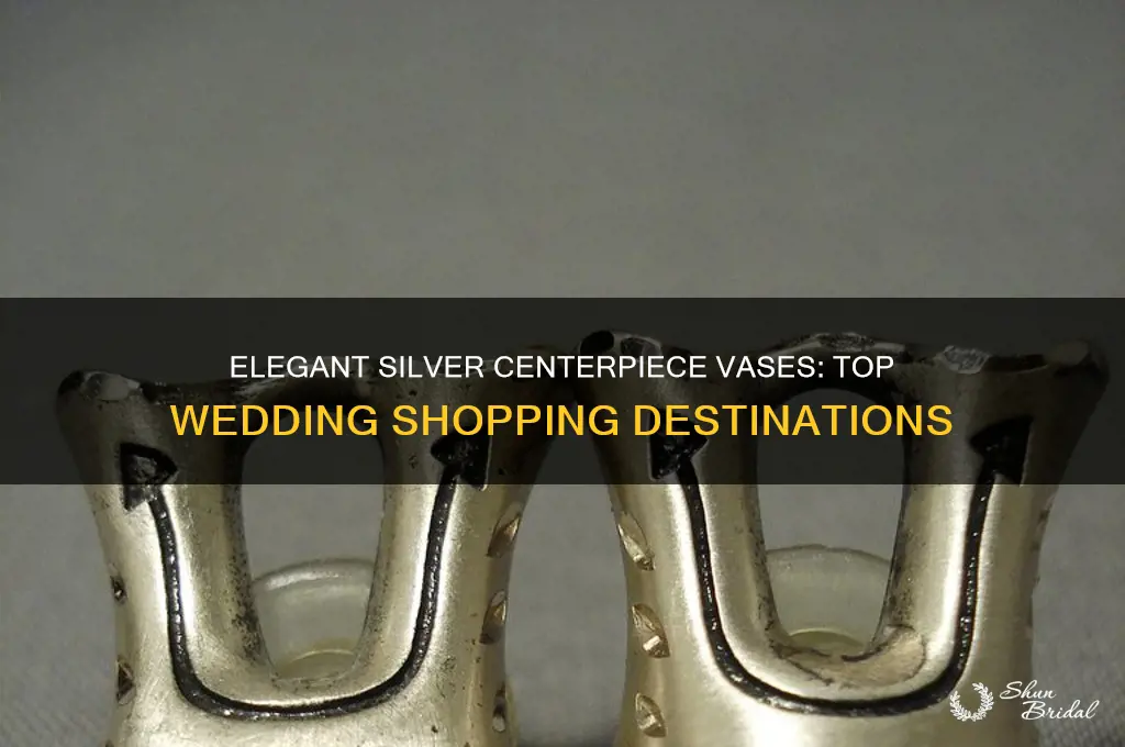 where to buy silver centerpiece vases for weddings