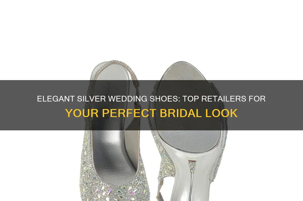 where to buy silver wedding shoes
