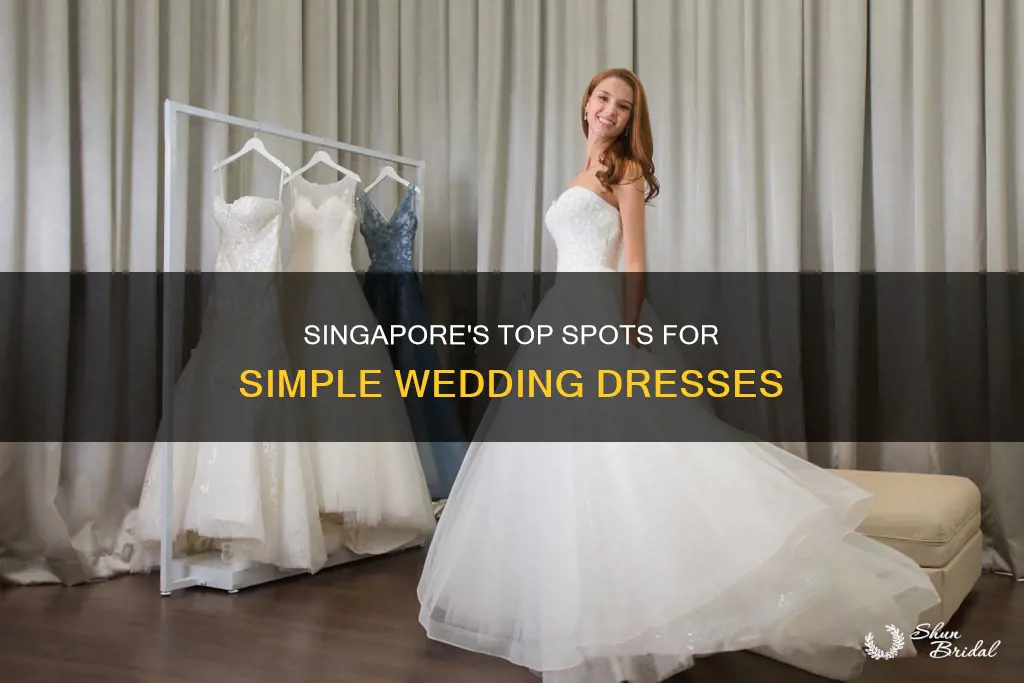 where to buy simple wedding dress in singapore