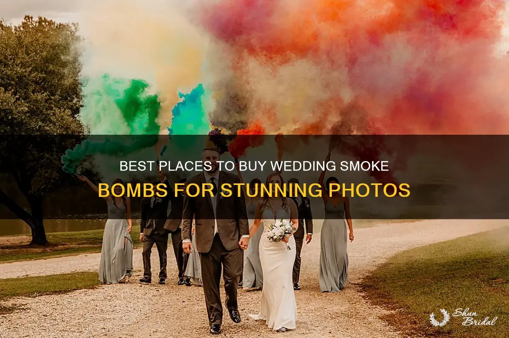where to buy smoke bombs for wedding