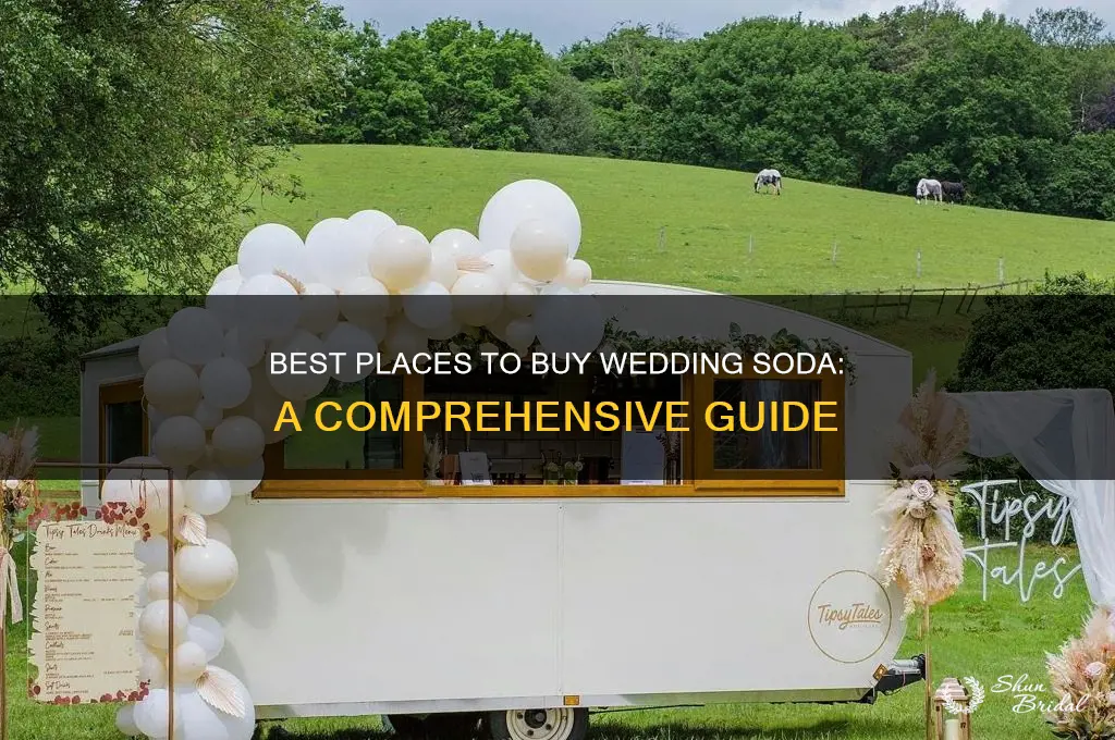 where to buy soda for wedding
