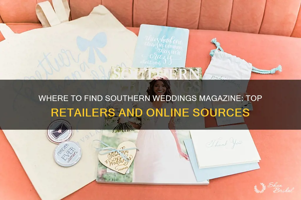 where to buy southern weddings magazine